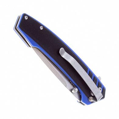 Нож Нокс "ВДВ", черно-синий, сталь D2
