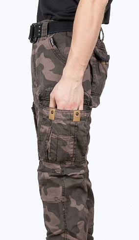 Брюки Slimmy, black camo