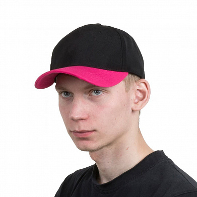 Кепка UA, black/pink/pink