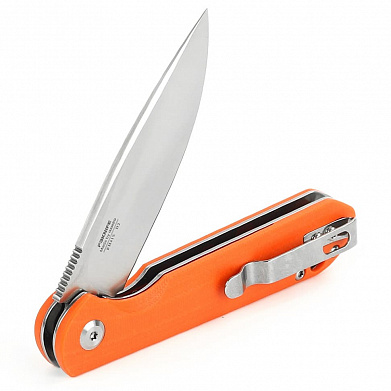 Нож складной "Firebird by Ganzo" G10. клипса, дл.клинка 75 мм, сталь D2, цв.оранжевый