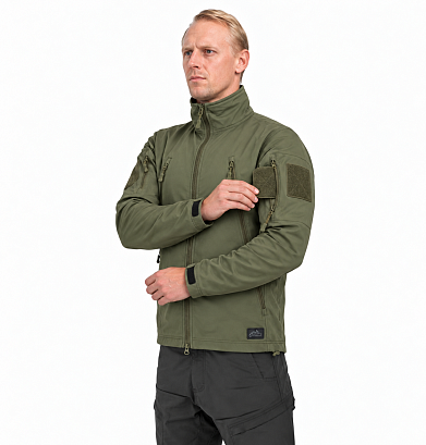 Куртка Helikon GUNFIGHTER, Shark Skin, Olive-green