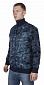Куртка с трикотажной вставкой , синяя цифра