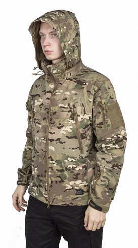 Куртка Helikon GUNFIGHTER, Shark Skin, Camogrom