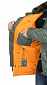 Куртка N3B TIGHT HUSKY II sage green/orange