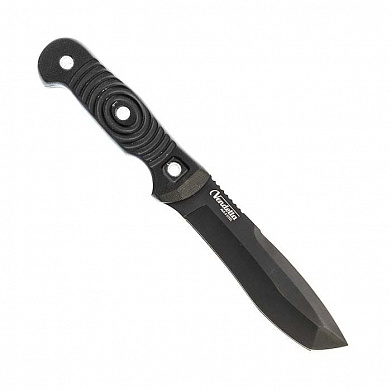 Нож Kizlyar Supreme Vendetta AUS-8 BT (Black Titanium, G10 Черная рукоять, MOLLE ножны) 
