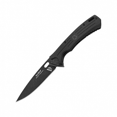 Нож Нокс "Майор", сталь AUS8, рукоять черная G10