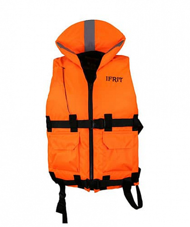 Жилет спасательный IFRIT, 110 кг, оранжевый