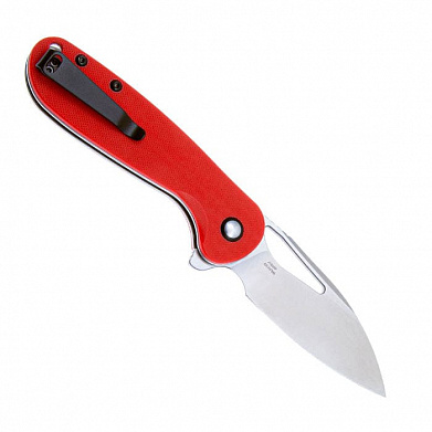 Нож CJRB Lago, сталь AR-RPM9, рукоять Red G10