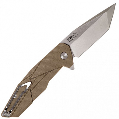 Нож складной Ruike, сталь Sandvik 14C28N, рукоять G10, длина клинка 90 мм, серый