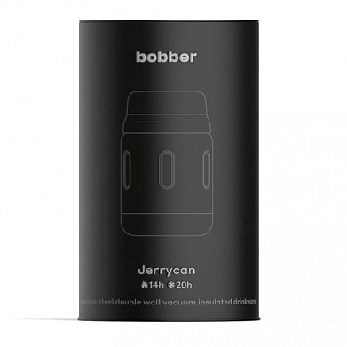 Термос Bobber Jerrycan-700 для еды 0,7л. сталь./черн. 