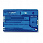 Набор Victorinox швейцарская карточка SwissCard Quattro, синяя