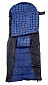 Спальник "Аляска" Элит одеяло с подголовником (до -3˚С), Черный/синий