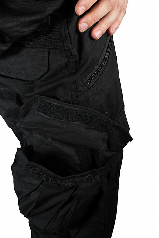 Костюм тактический с накладками, Black