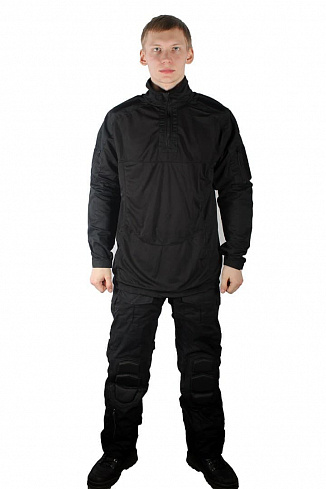 Костюм тактический с накладками, Black