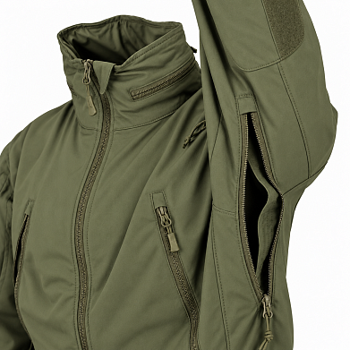 Куртка Helikon GUNFIGHTER, Shark Skin, Olive-green