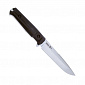 Нож Kizlyar Supreme Delta 420HC SW (StoneWash, Kraton, кожаные ножны)