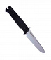 Нож Kizlyar Supreme Trident AUS-8 SW (Stonewash, Black Kraton, Camo MOLLE ножны)