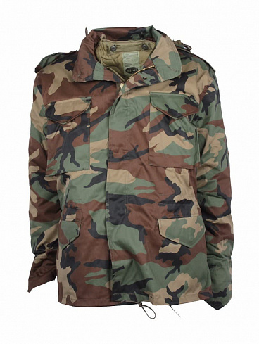 Куртка US M-65, woodland, с подстежкой