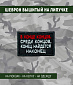 Нашивка на липучке "В Конце Концов, Среди Концов, Конец Найдется Наконец" прямоугольная, фон черный