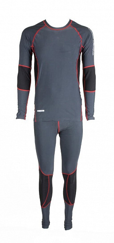 Термобелье спортивное UA cold gear, grey-red