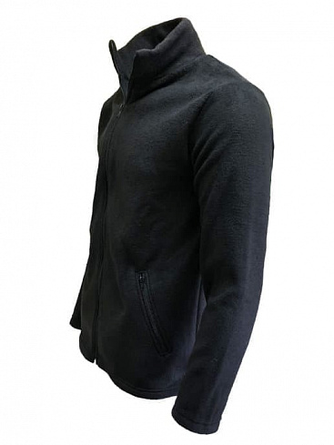 Куртка флисовая "Etalon Basic TM Sprut" на молнии, цв. черный