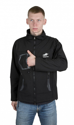 Куртка-ветровка "Wind Stopper Softshell" Tactical Pro, black