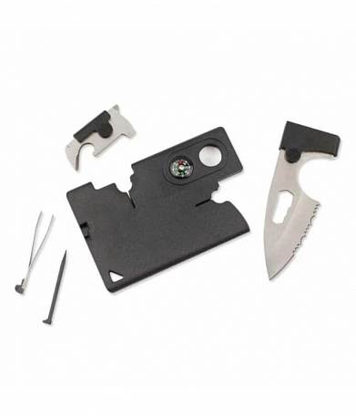 Набор Multi-tool с ножом и компасом карманный