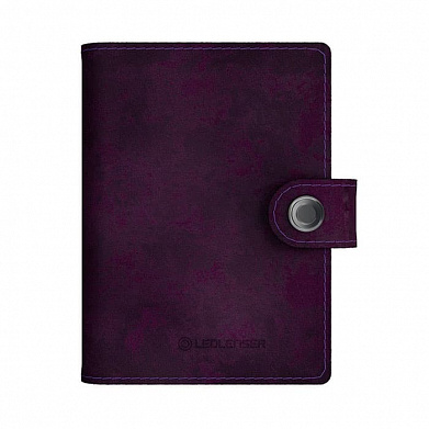 Кошелек Led Lenser Lite Wallet, фиолетовый, натур.кожа