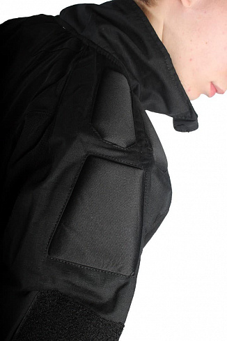 Костюм тактический с накладками, Black