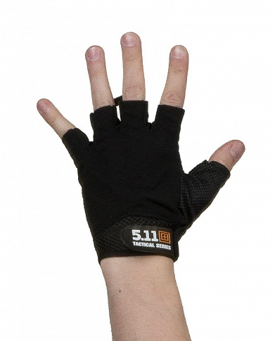 Перчатки 5.11 тактические без пальцев, black