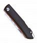 Нож N.C.Custom "BRO" сталь AUS-10, рукоять Black/Red G10