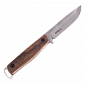 Нож Kizlyar Supreme General X1 AUS-8 SW (Stonewash, Дерево, кожаный чехол) 