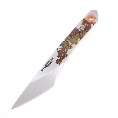 Нож N.C.Custom "KOI TIGER" bead blast сталь AUS8