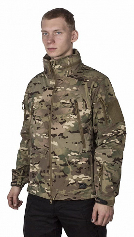 Куртка Helikon GUNFIGHTER, Shark Skin, Camogrom