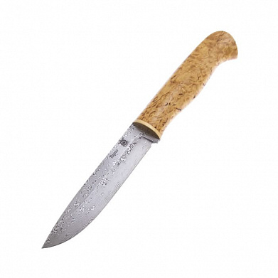 Нож Северная Корона "TAPIO", сталь ZDI-1016 дамаск, рукоять карельская береза