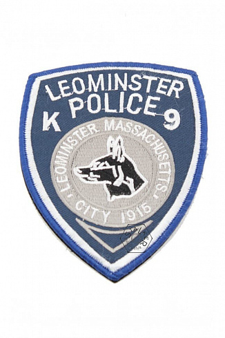 Нашивка на липучке "LEOMINSTER POLICE" 