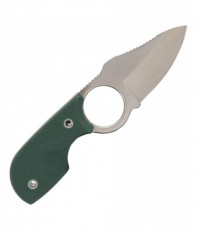 Нож Kizlyar Supreme Amigo-X D2 S (Сатин, Зеленая рукоять G10)