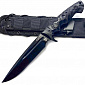Нож Нокс "Ягуар-М" черный, сталь D2, рукоять G10