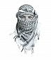 Арафатка 110х110, light grey/black
