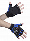 Перчатки Мотоциклетные PRO BIKER, без пальцев, синие