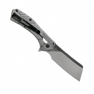 Нож Kershaw Static - рукоять серая стальная, сталь 8Cr13MoV