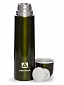 Термос бытовой вакуумный (для напитков), тм "Арктика", 750мл (green), пластиковое напыление