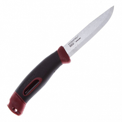 Нож Mora Companion Spark, 104мм, черный/красный