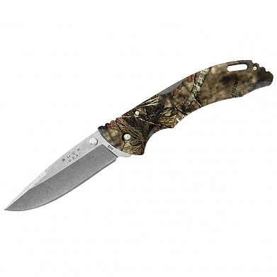 Нож BUCK Bantam BHW, сталь 420НС, рукоять Mossy Oak Country Camo TRP