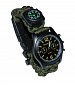 Часы Tactical Pro, браслет паракорд, olive