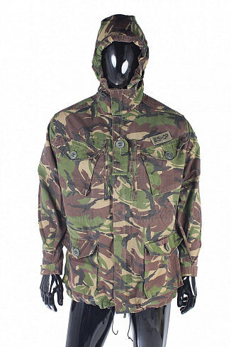 Куртка GB, наземных полевых частей, зеленый камуфляж (c капюшоном) 2 сорт