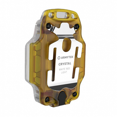 Фонарь Armytek Crystal Yellow / 150 лм / 70°:140° / стандарт IP67 / аккумулятор Li-Pol