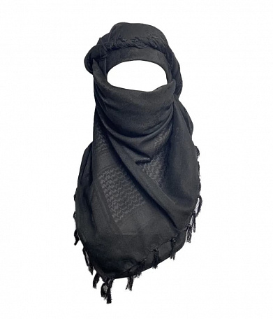 Арафатка 110х110, black/black