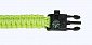 Браслет из паракорда (пряжка со свистком, компасом, огнивом) Tactical Pro, lime
