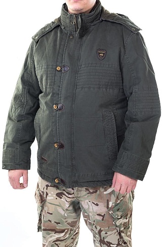 Куртка Phil Jeep арт.9626, внутри плюш, олива